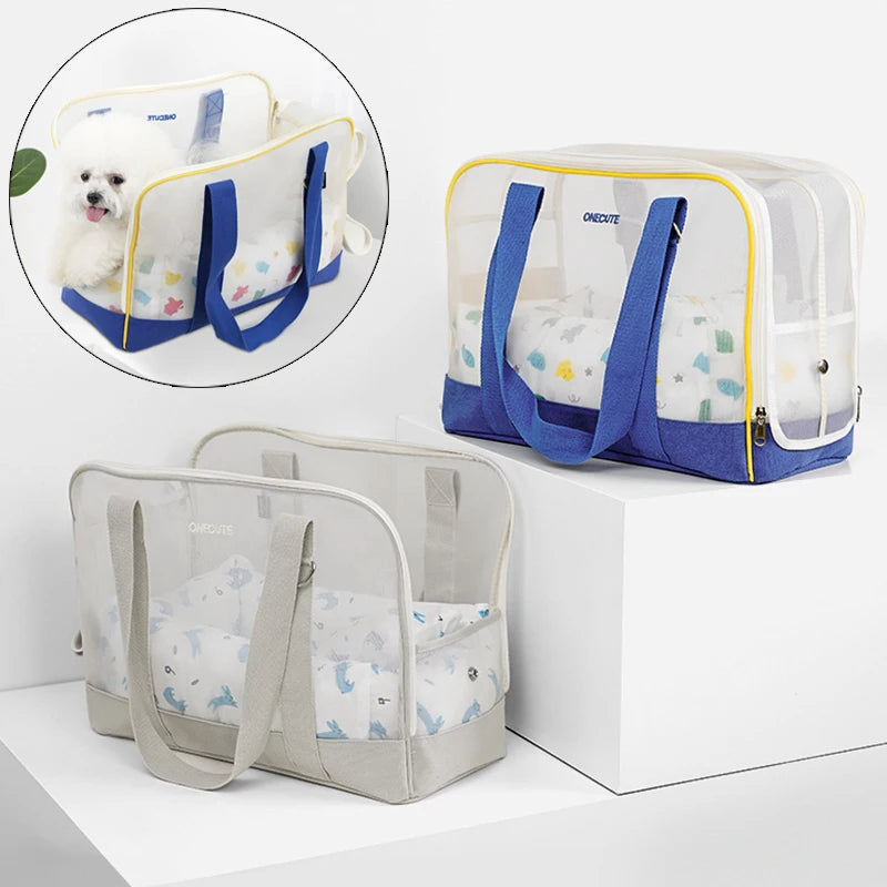 Haustier-Tragetasche Klein - Atmungsaktiv für Hunde & Katzen bis 6kg