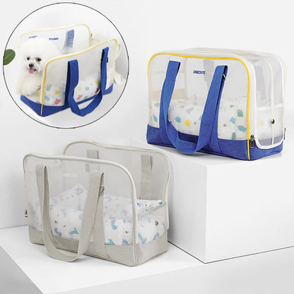 Haustier-Tragetasche Klein - Atmungsaktiv für Hunde & Katzen bis 6kg