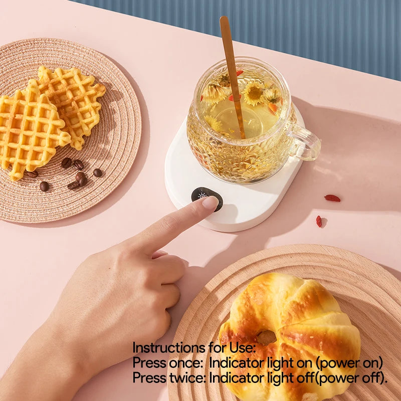 USB Tassenwärmer mit Temperaturregelung – Getränkewärmer für Kaffee, Tee & Milch