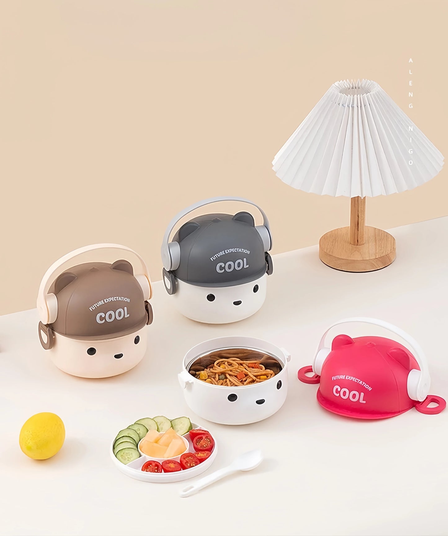 Edelstahl Lunchbox 304 - Auslaufsicher & Mikrowellengeeignet für Schule