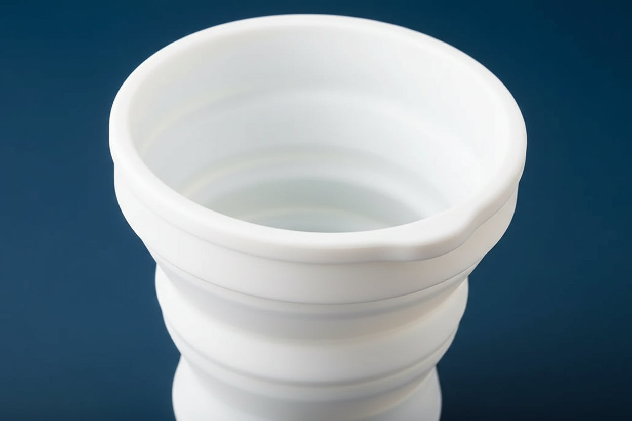Faltbarer Silikonbecher 350ml - Ultraleicht & Platzsparend für Camping, Reisen & Outdoor
