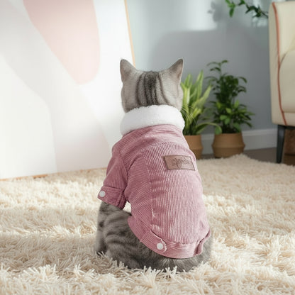 Warme Winterjacke für Katzen & kleine Hunde – weiche Fleeceweste für kalte Tage