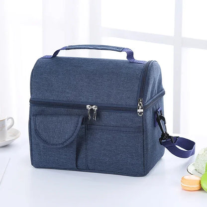 Isolierte Lunchtasche 8L – Kühltasche für Arbeit, Schule & Picknick