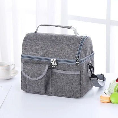 Isolierte Lunchtasche 8L – Kühltasche für Arbeit, Schule & Picknick