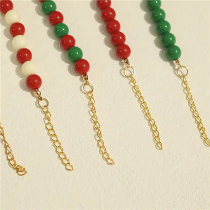 Perlen-Halsband für Haustiere – Handgefertigt, Kirsch-Design für Hunde & Katzen