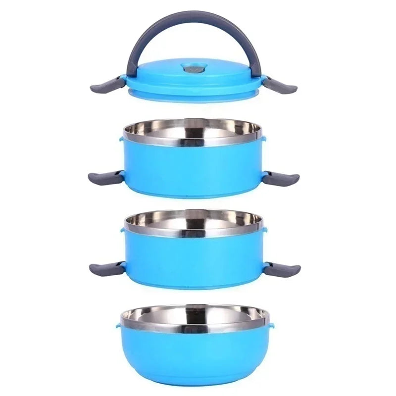 Edelstahl Lunchbox Kinder - Isolierte Bento Box 1-4 Fächer