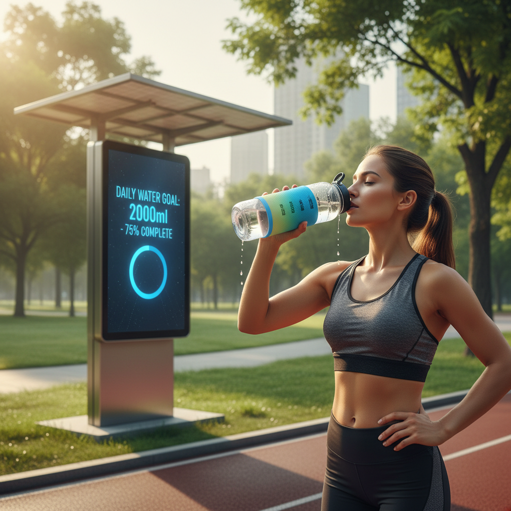 Fitness-Tracker Display