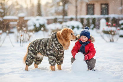 Hund beschützt Kind Overall